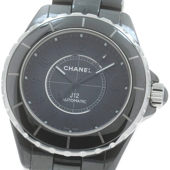 CHANEL J12 Intense Black H3829 black Dial Automatic Men's Watch - Picture 4 of 11